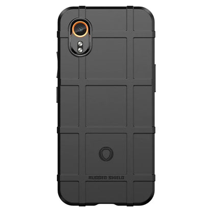 For Samsung Galaxy Xcover 7 TPU Case Square Grid Protective Phone Cover