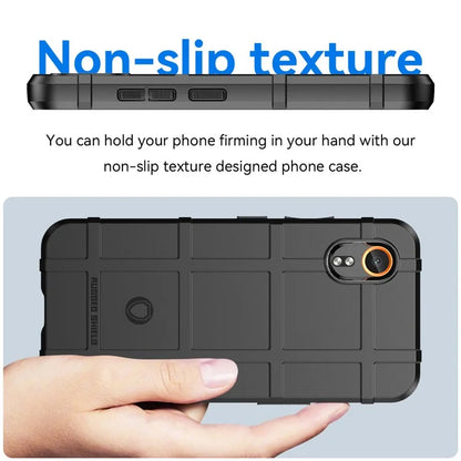 For Samsung Galaxy Xcover 7 TPU Case Square Grid Protective Phone Cover