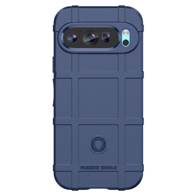 For Google Pixel 9 Case Soft TPU Phone Back Cover Square Grid Texture