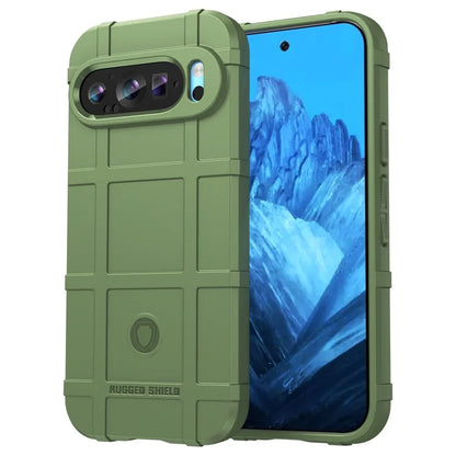 For Google Pixel 9 Case Soft TPU Phone Back Cover Square Grid Texture