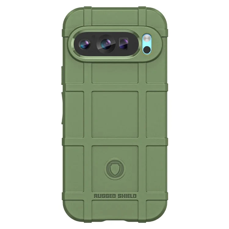 For Google Pixel 9 Case Soft TPU Phone Back Cover Square Grid Texture