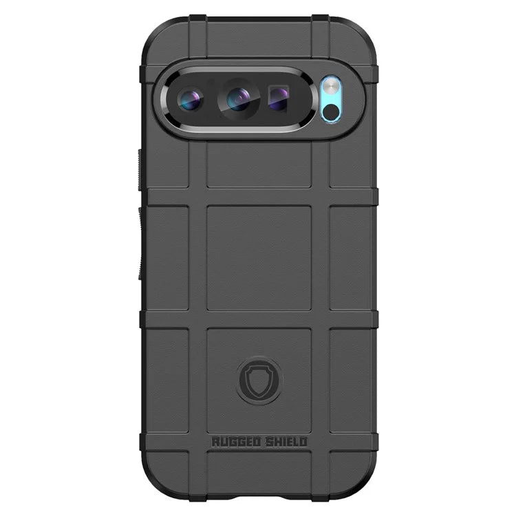 For Google Pixel 9 Pro TPU Case Square Grid Texture Mobile Phone Cover