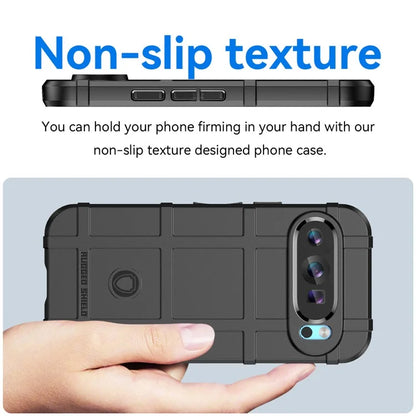 For Google Pixel 9 Pro TPU Case Square Grid Texture Mobile Phone Cover