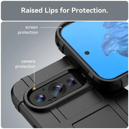 For Google Pixel 9 Pro TPU Case Square Grid Texture Mobile Phone Cover
