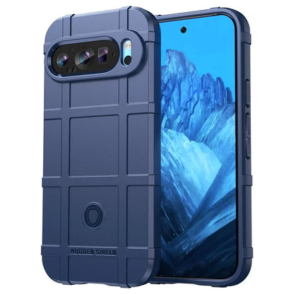 For Google Pixel 9 Pro TPU Case Square Grid Texture Mobile Phone Cover