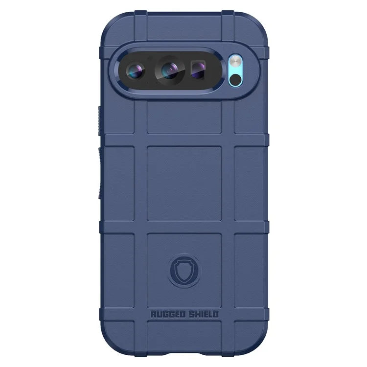 For Google Pixel 9 Pro TPU Case Square Grid Texture Mobile Phone Cover