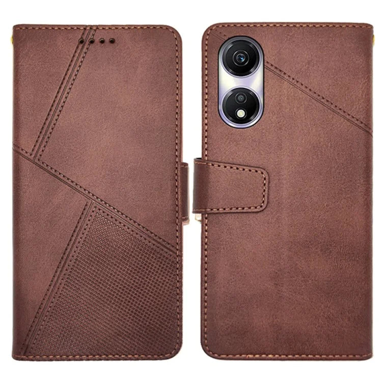 IDEWEI For Honor Play 40 Case Calf Texture PU Leather Stand Phone Shell