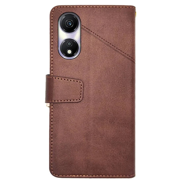 IDEWEI For Honor Play 40 Case Calf Texture PU Leather Stand Phone Shell