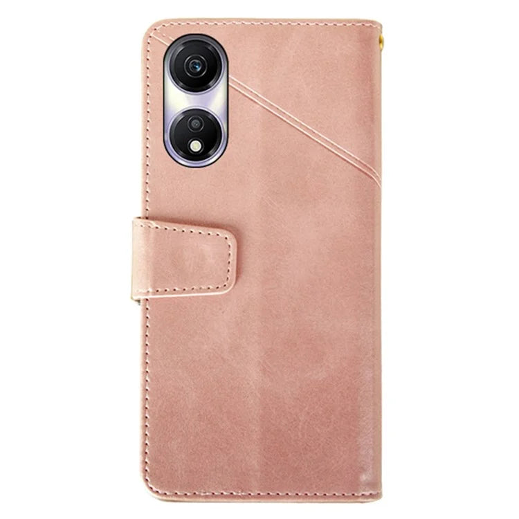 IDEWEI For Honor Play 40 Case Calf Texture PU Leather Stand Phone Shell