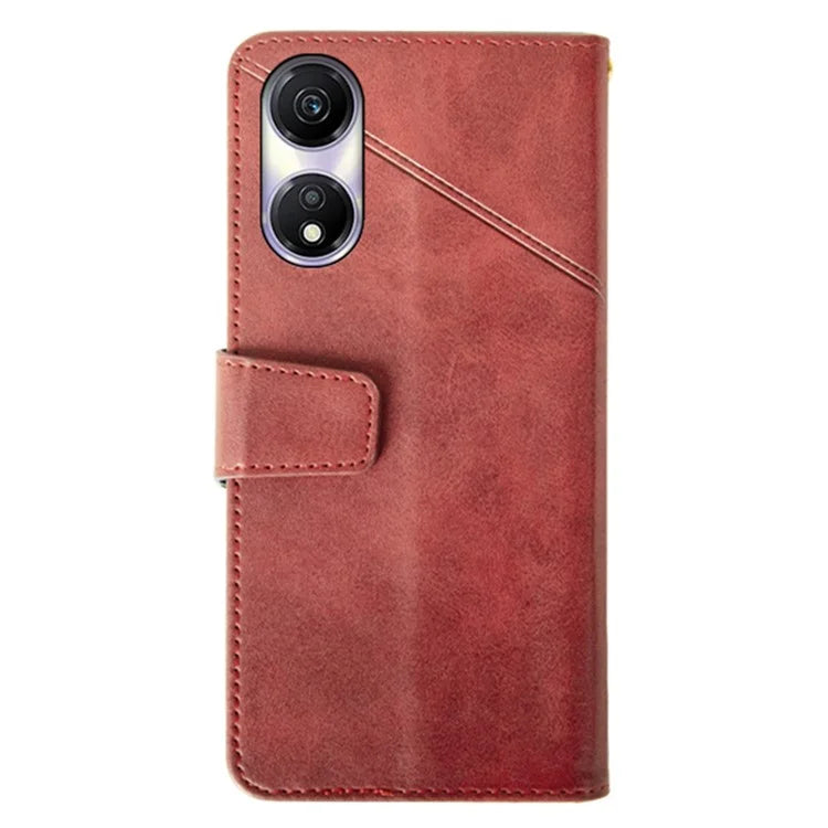 IDEWEI For Honor Play 40 Case Calf Texture PU Leather Stand Phone Shell