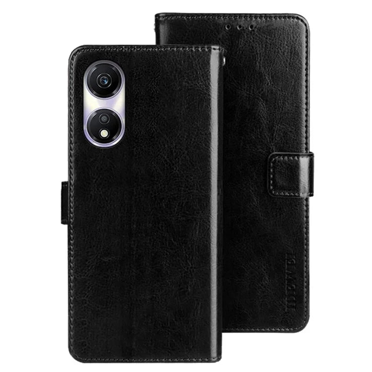 IDEWEI For Honor Play 40 Case Magnetic Clasp Crazy Horse Texture Leather Phone Cover