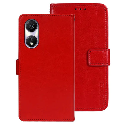 IDEWEI For Honor Play 40 Case Magnetic Clasp Crazy Horse Texture Leather Phone Cover