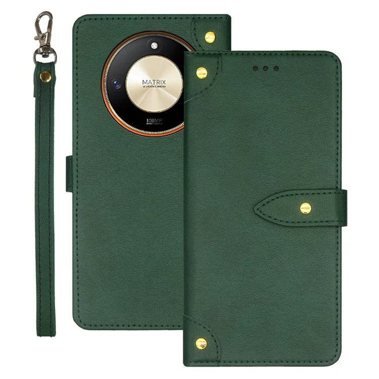 IDEWEI For Honor X9b 5G / Magic6 Lite 5G Case Flip PU Leather Card Holder Phone Cover