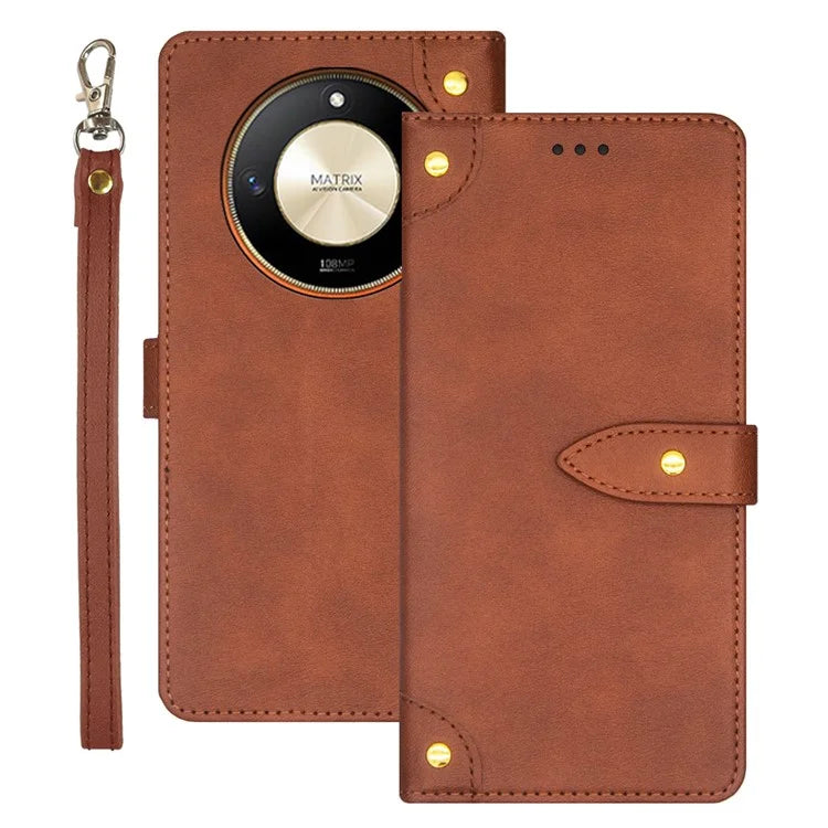 IDEWEI For Honor X9b 5G / Magic6 Lite 5G Case Flip PU Leather Card Holder Phone Cover