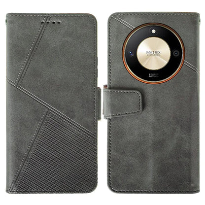 IDEWEI For Honor X9b 5G Case PU Leather Stand Phone Cover with Calf Texture