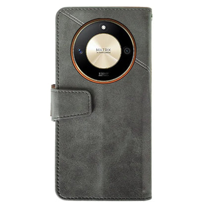 IDEWEI For Honor X9b 5G Case PU Leather Stand Phone Cover with Calf Texture