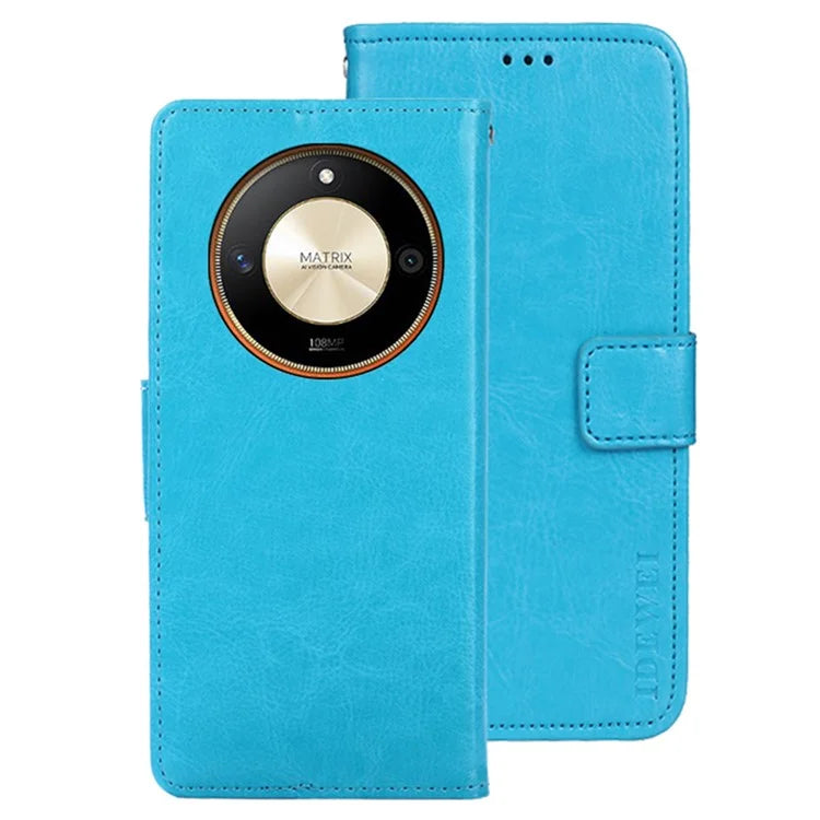 IDEWEI For Honor X9b 5G / Magic6 Lite 5G / X50 5G Magnetic Phone Case PU Leather Shockproof Cell Phone Cover