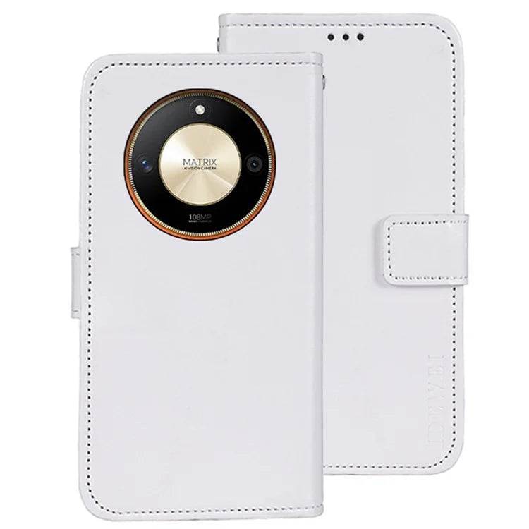 IDEWEI For Honor X9b 5G / Magic6 Lite 5G / X50 5G Magnetic Phone Case PU Leather Shockproof Cell Phone Cover