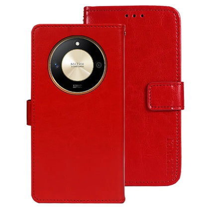 IDEWEI For Honor X9b 5G / Magic6 Lite 5G / X50 5G Magnetic Phone Case PU Leather Shockproof Cell Phone Cover