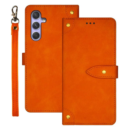 IDEWEI For Samsung Galaxy A55 5G Cases Card Holder Anti-Scratch PU Leather Phone Cover