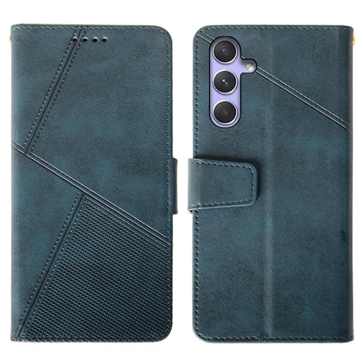 IDEWEI For Samsung Galaxy A55 5G Case Calf Texture PU Leather Wallet Phone Cover