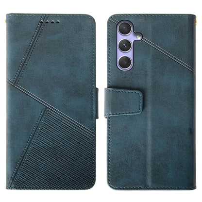 IDEWEI For Samsung Galaxy A55 5G Case Calf Texture PU Leather Wallet Phone Cover
