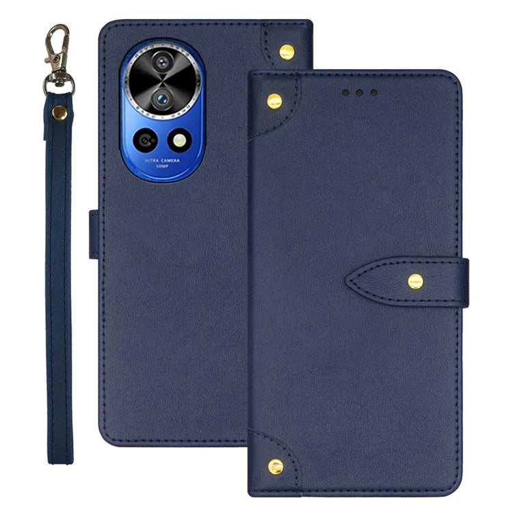IDEWEI For Huawei nova 12 Pro 5G / nova 12 Ultra 5G Case Card Holder Anti-fall Leather Phone Cover