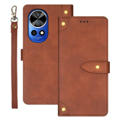 IDEWEI For Huawei nova 12 Pro 5G / nova 12 Ultra 5G Case Card Holder Anti-fall Leather Phone Cover