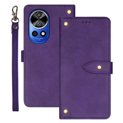 IDEWEI For Huawei nova 12 Pro 5G / nova 12 Ultra 5G Case Card Holder Anti-fall Leather Phone Cover