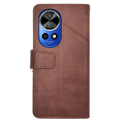 IDEWEI For Huawei nova 12 Pro 5G / 12 Ultra 5G Wallet Case Calf Texture Anti-fall Phone Cover