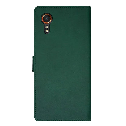 IDEWEI For Samsung Galaxy Xcover 7 Cover Card Holder Shockproof PU Leather Phone Stand Case