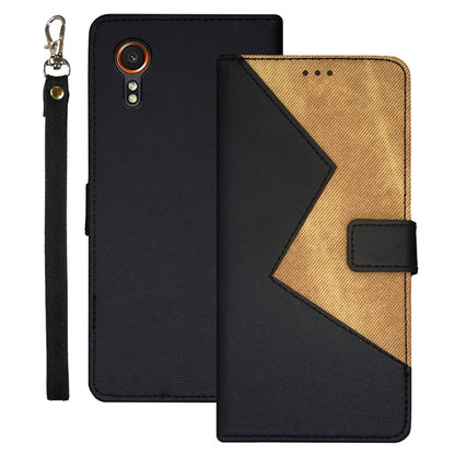 IDEWEI For Samsung Galaxy Xcover 7 Cover Card Holder Shockproof PU Leather Phone Stand Case
