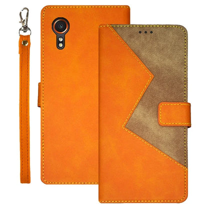 IDEWEI For Samsung Galaxy Xcover 7 Cover Card Holder Shockproof PU Leather Phone Stand Case