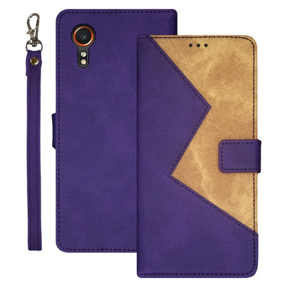 IDEWEI For Samsung Galaxy Xcover 7 Cover Card Holder Shockproof PU Leather Phone Stand Case