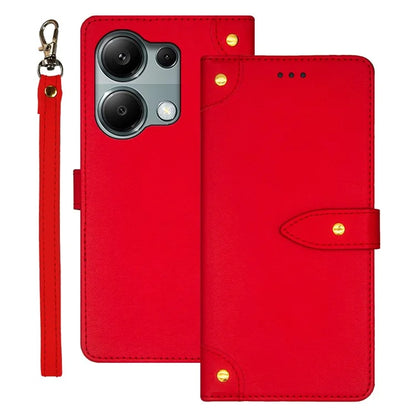 IDEWEI For Xiaomi Redmi Note 13 Pro 4G / Poco M6 Pro 4G Cover Leather Card Holder Cell Phone Case