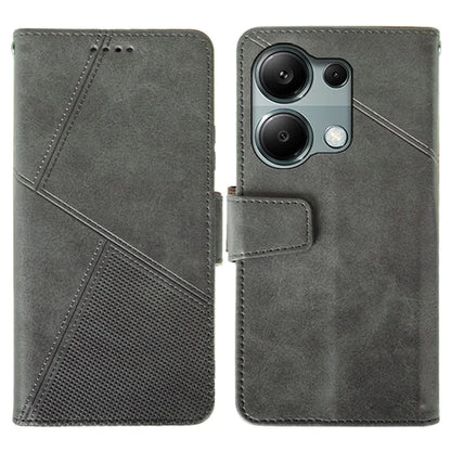 IDEWEI For Xiaomi Redmi Note 13 Pro 4G / Poco M6 Pro 4G Case Calf Texture Card Holder Phone Cover