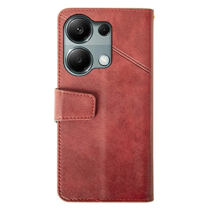IDEWEI For Xiaomi Redmi Note 13 Pro 4G / Poco M6 Pro 4G Case Calf Texture Card Holder Phone Cover