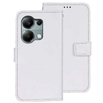 IDEWEI For Xiaomi Redmi Note 13 Pro 4G / Poco M6 Pro 4G Case Magnetic Clasp Leather Anti-fall Phone Cover