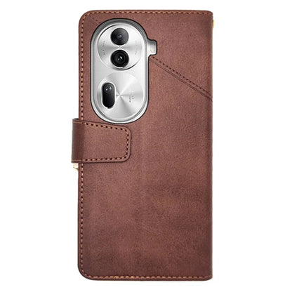 IDEWEI For Oppo Reno11 Pro 5G (Global) / Reno11 (China) 5G PU Leather Case Calf Texture Full Protection Phone Wallet Cover