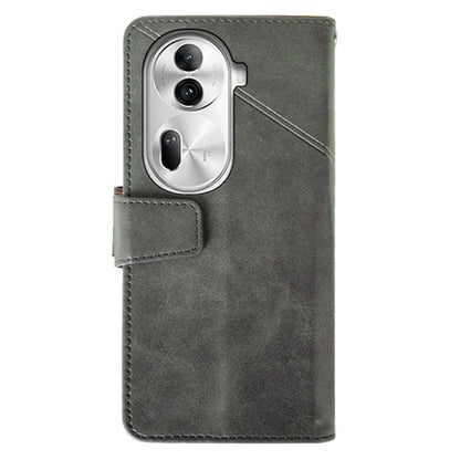 IDEWEI For Oppo Reno11 Pro 5G (Global) / Reno11 (China) 5G PU Leather Case Calf Texture Full Protection Phone Wallet Cover