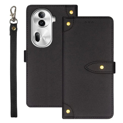 IDEWEI For Oppo Reno11 Pro 5G (Global) / Reno11 (China) 5G Cover Drop-proof Leather Card Holder Cell Phone Case