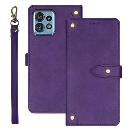 IDEWEI For Motorola Edge 40 Pro 5G / Moto X40 5G / Edge+ (2023) Cell Phone Case PU Leather Card Slot Stand Cover