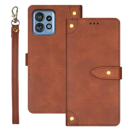 IDEWEI For Motorola Edge 40 Pro 5G / Moto X40 5G / Edge+ (2023) Cell Phone Case PU Leather Card Slot Stand Cover