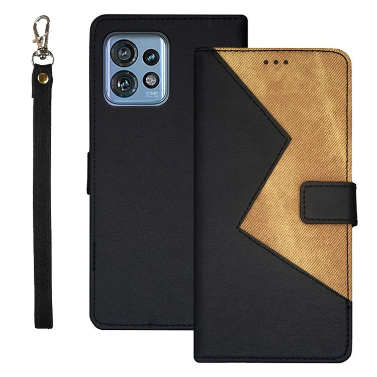 IDEWEI For Motorola Moto X40 5G / Edge 40 Pro 5G / Edge+ (2023) Case Splicing Color Phone Cover with Card Slots