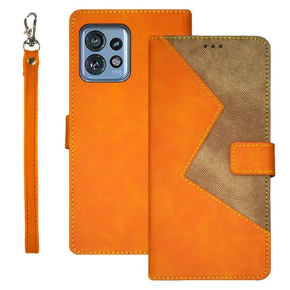 IDEWEI For Motorola Moto X40 5G / Edge 40 Pro 5G / Edge+ (2023) Case Splicing Color Phone Cover with Card Slots