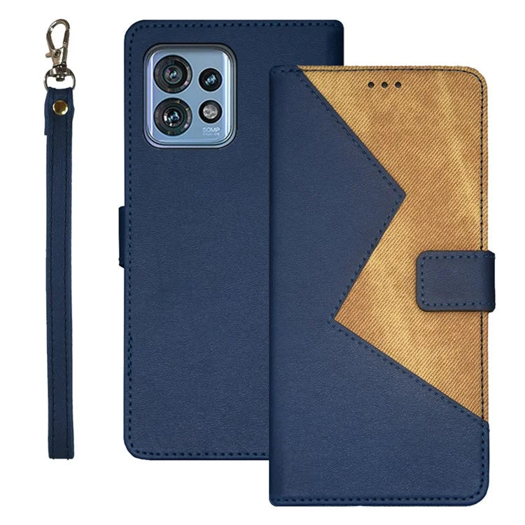 IDEWEI For Motorola Moto X40 5G / Edge 40 Pro 5G / Edge+ (2023) Case Splicing Color Phone Cover with Card Slots
