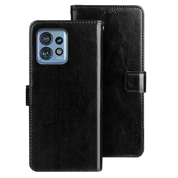 IDEWEI For Motorola Edge 40 Pro 5G / Moto X40 5G / Edge+ (2023) Case Magnetic Clasp Leather Phone Cover