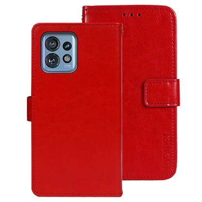 IDEWEI For Motorola Edge 40 Pro 5G / Moto X40 5G / Edge+ (2023) Case Magnetic Clasp Leather Phone Cover