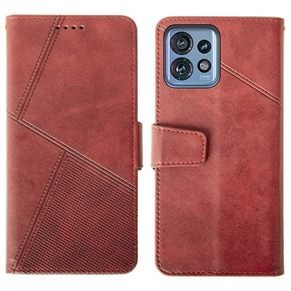 IDEWEI For Motorola Moto X40 5G / Edge 40 Pro 5G / Edge+ (2023) 5G Case Calf Texture Leather Stand Phone Cover