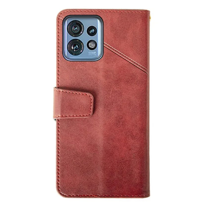 IDEWEI For Motorola Moto X40 5G / Edge 40 Pro 5G / Edge+ (2023) 5G Case Calf Texture Leather Stand Phone Cover